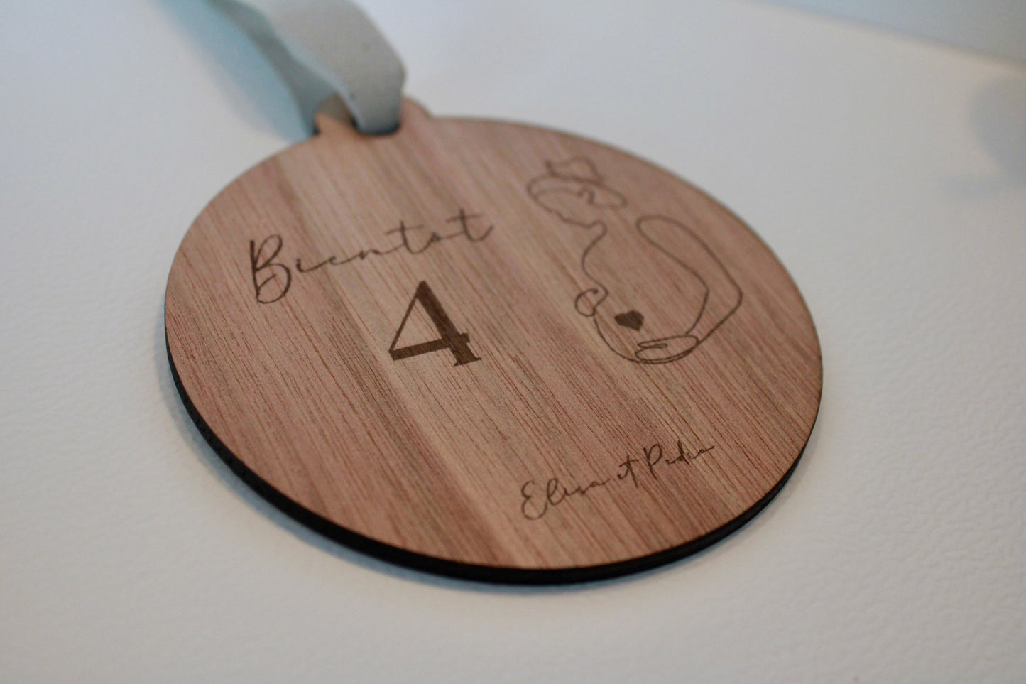 Boule annonce de grossesse "Bientôt, nous serons X"
