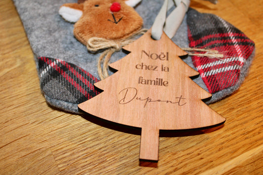 Boule Sapin "Noël famille"