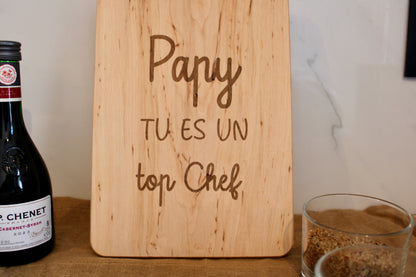 Planche en bois d'aulne personnalisée🍷🧀